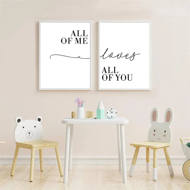All Of Me 2pc Canvas Set