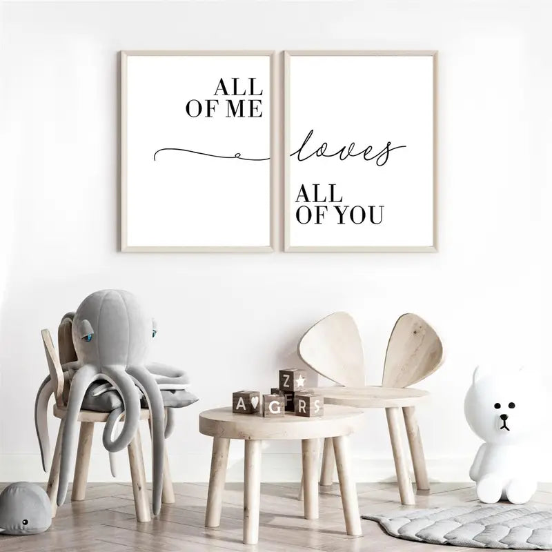 All Of Me 2pc Canvas Set