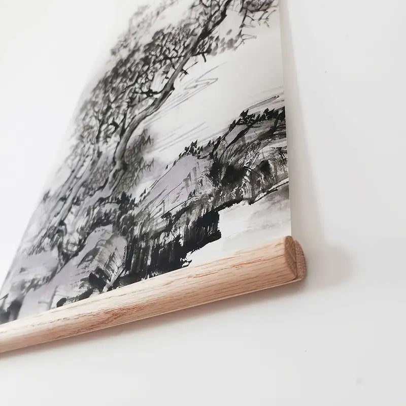 Monochrome Landscape 4pc Art Set