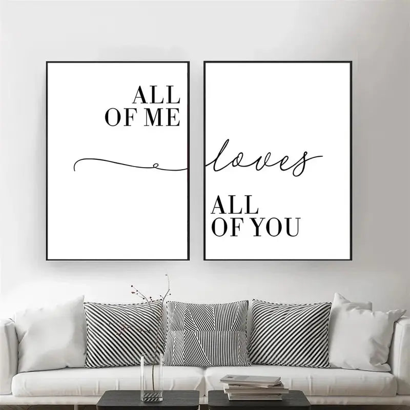 All Of Me 2pc Canvas Set