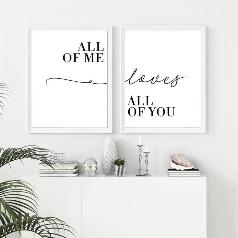All Of Me 2pc Canvas Set