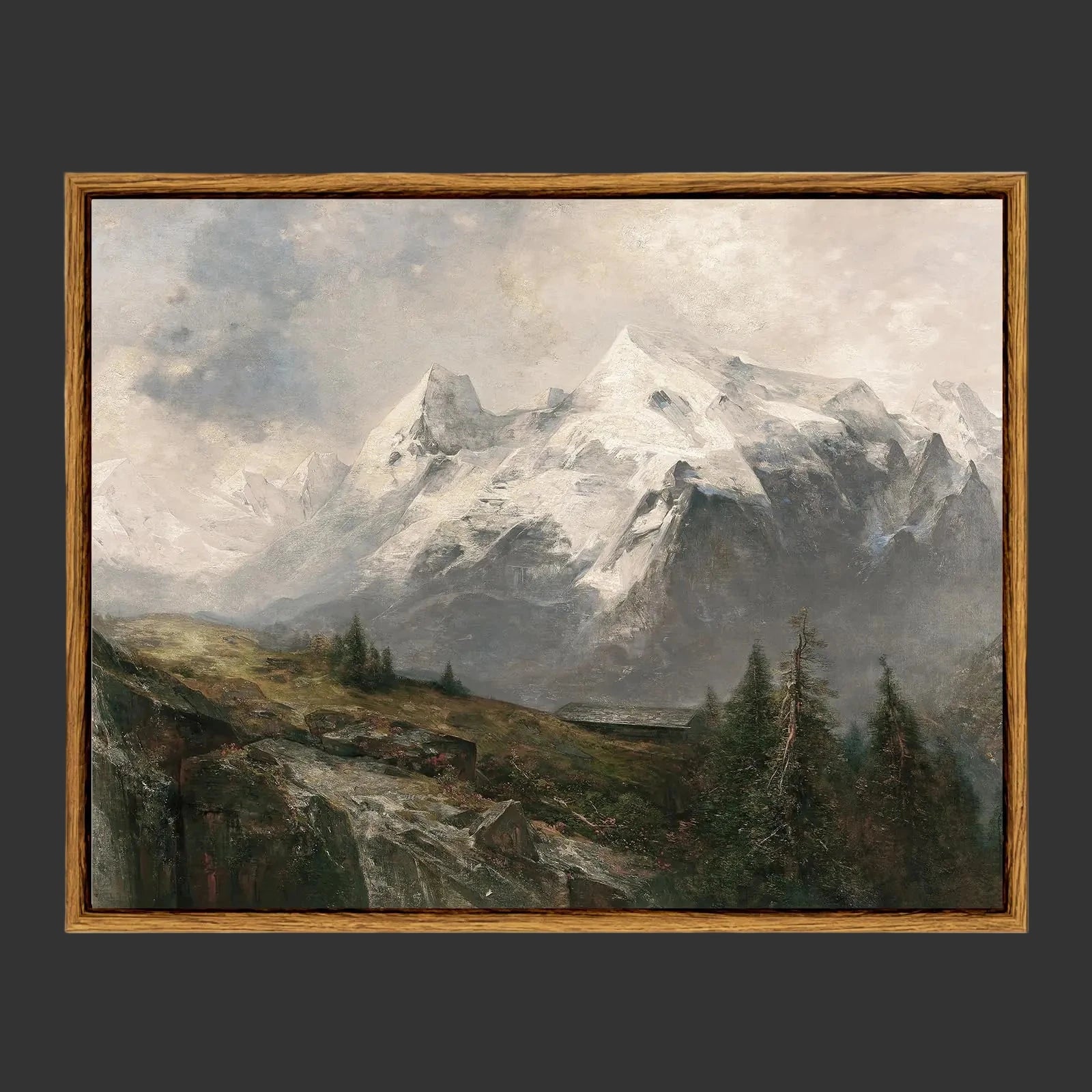 Alpine Pastures Nature Paintings