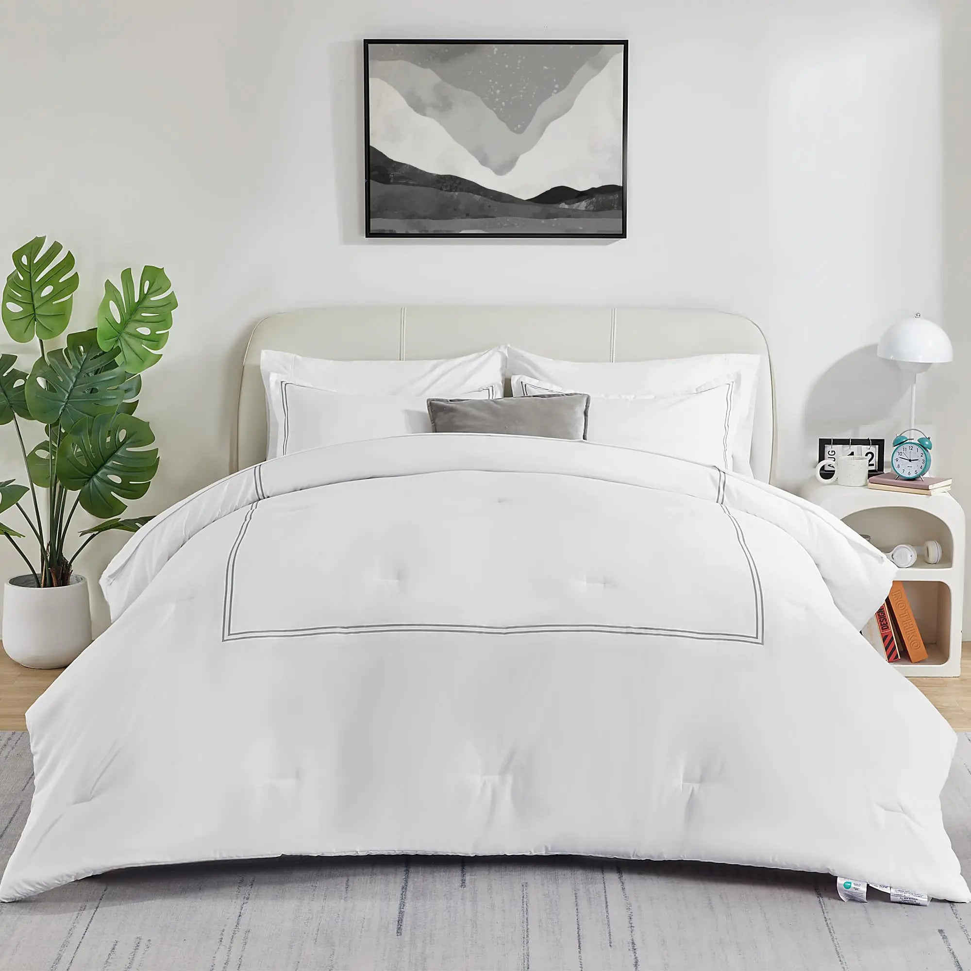 Duvet White Full-Size Comforter Set